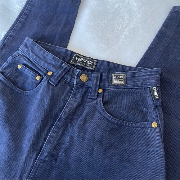 Versace vintage high waist jeans sz 26 - Picture 4 of 10